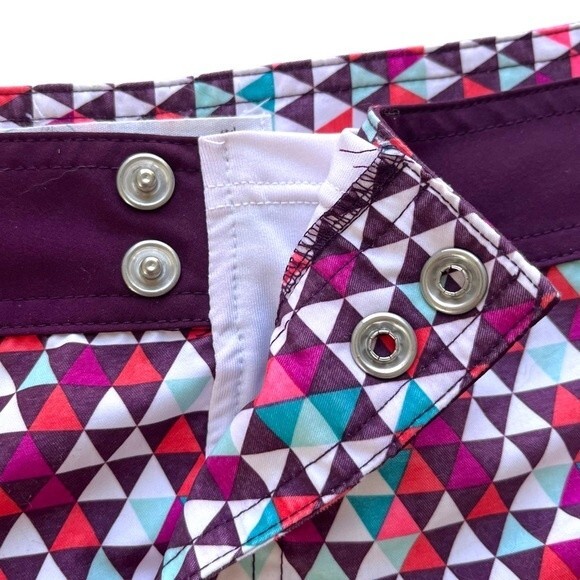 Carve Designs Board Shorts sz 10 * Swim Coverup Boardshorts Triangle Geo Print - Picture 3 of 4